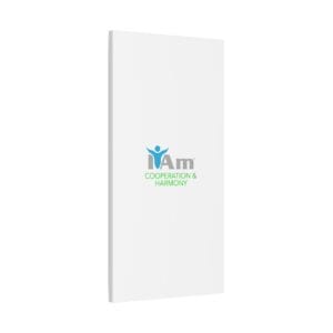 Inspirational "I Am Cooperation and Harmony" wall art for home decor.