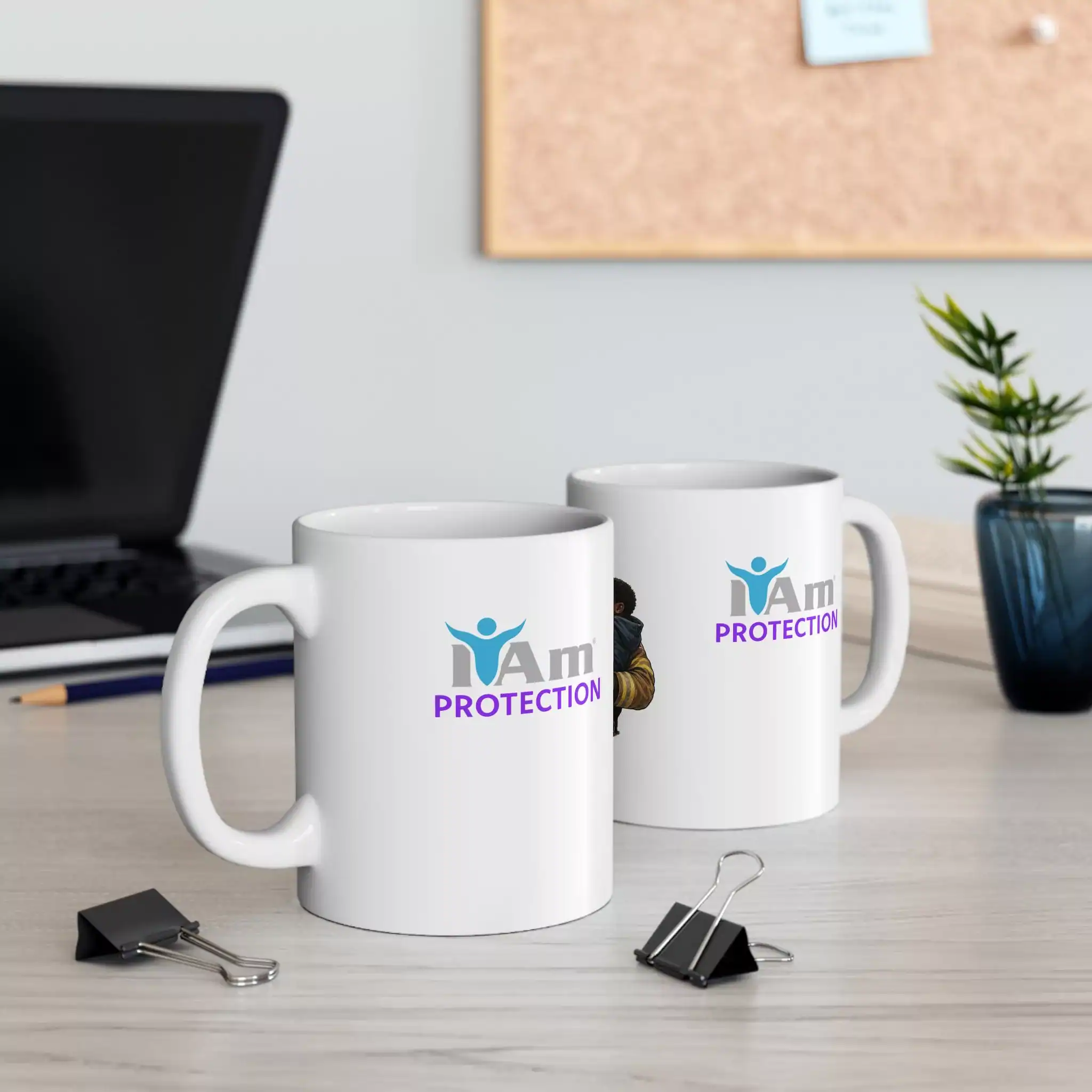 10375179995088691245_2048.webp Protective firefighter mug with "I Am Protection" logo, ideal for daily use and gifts.