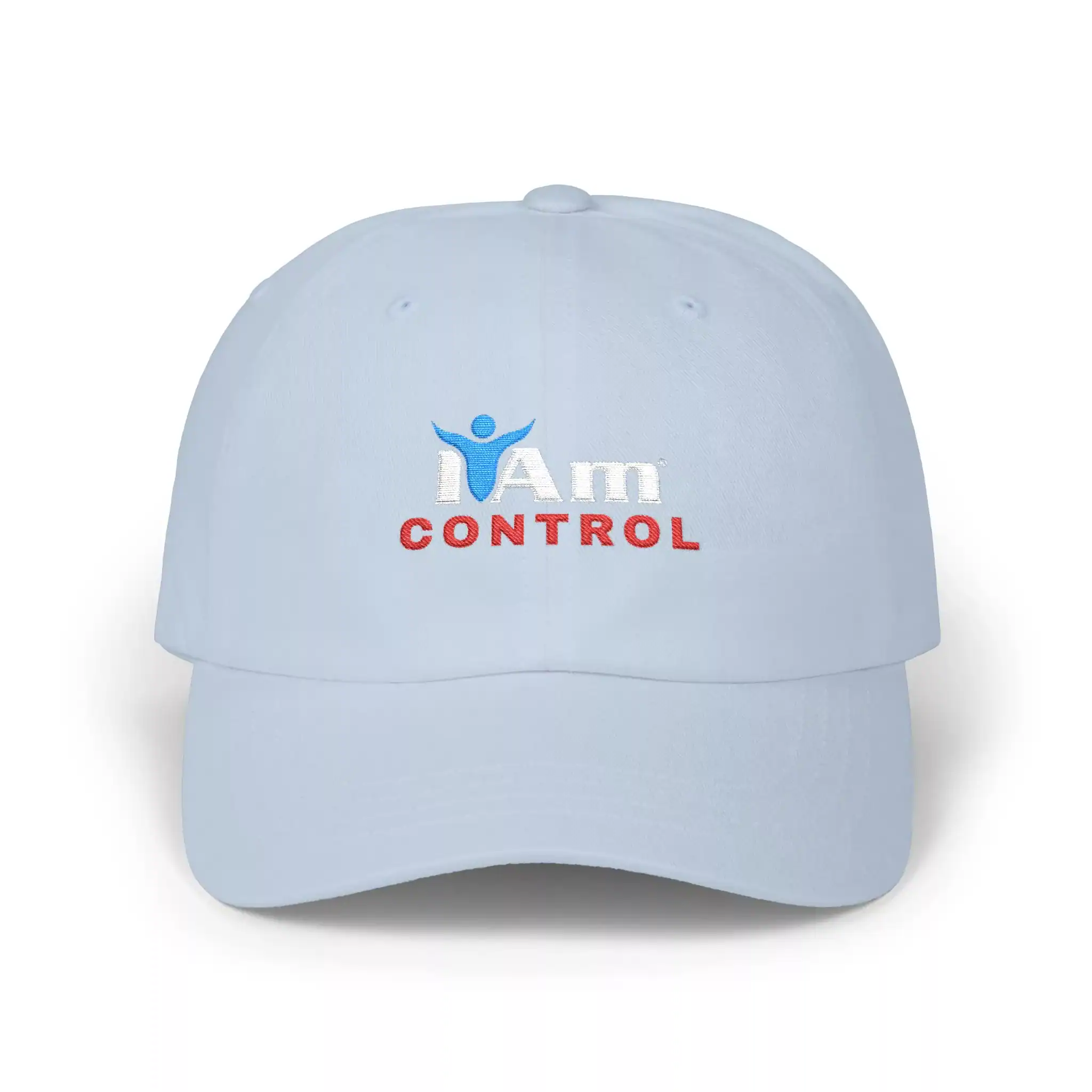 16029651963839224038_2048.webp Bold "I Am Control" embroidered dad cap with adjustable strap, perfect for casual wear and sports.