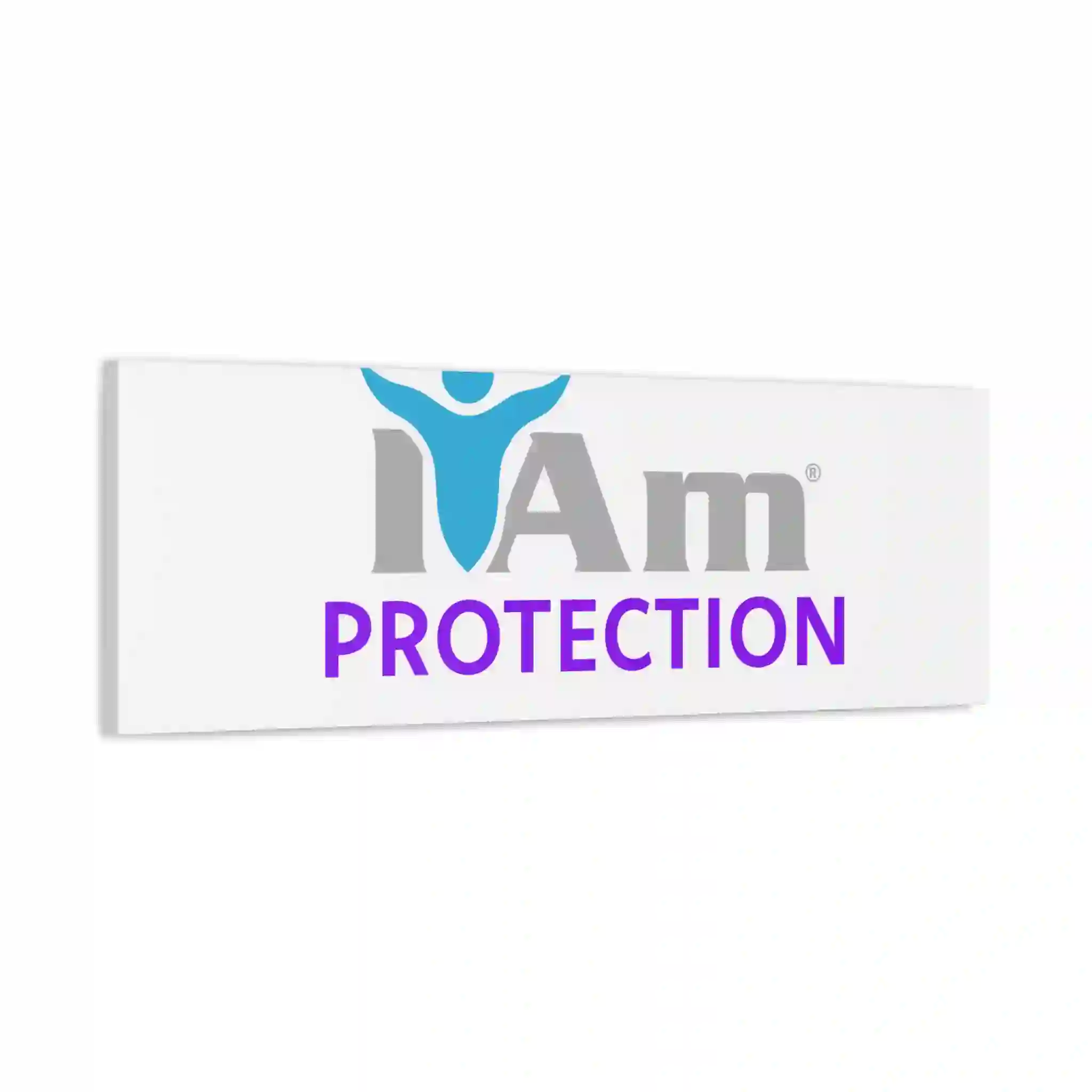 10275424993128718102_2048.webp Inspirational wall art with 'I Am Protection' message and abstract figure design.