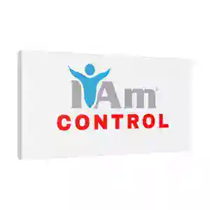 Inspirational wall art with 'I Am Control' message for home decor.