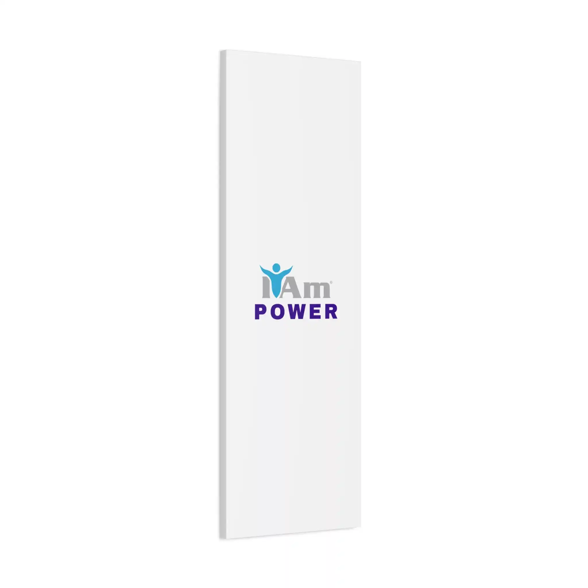 12406327752199916450_2048.webp Inspirational wall art with 'I Am Power' message on a white canvas.