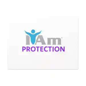 I Am Protection logo with a stylized figure and bold text.