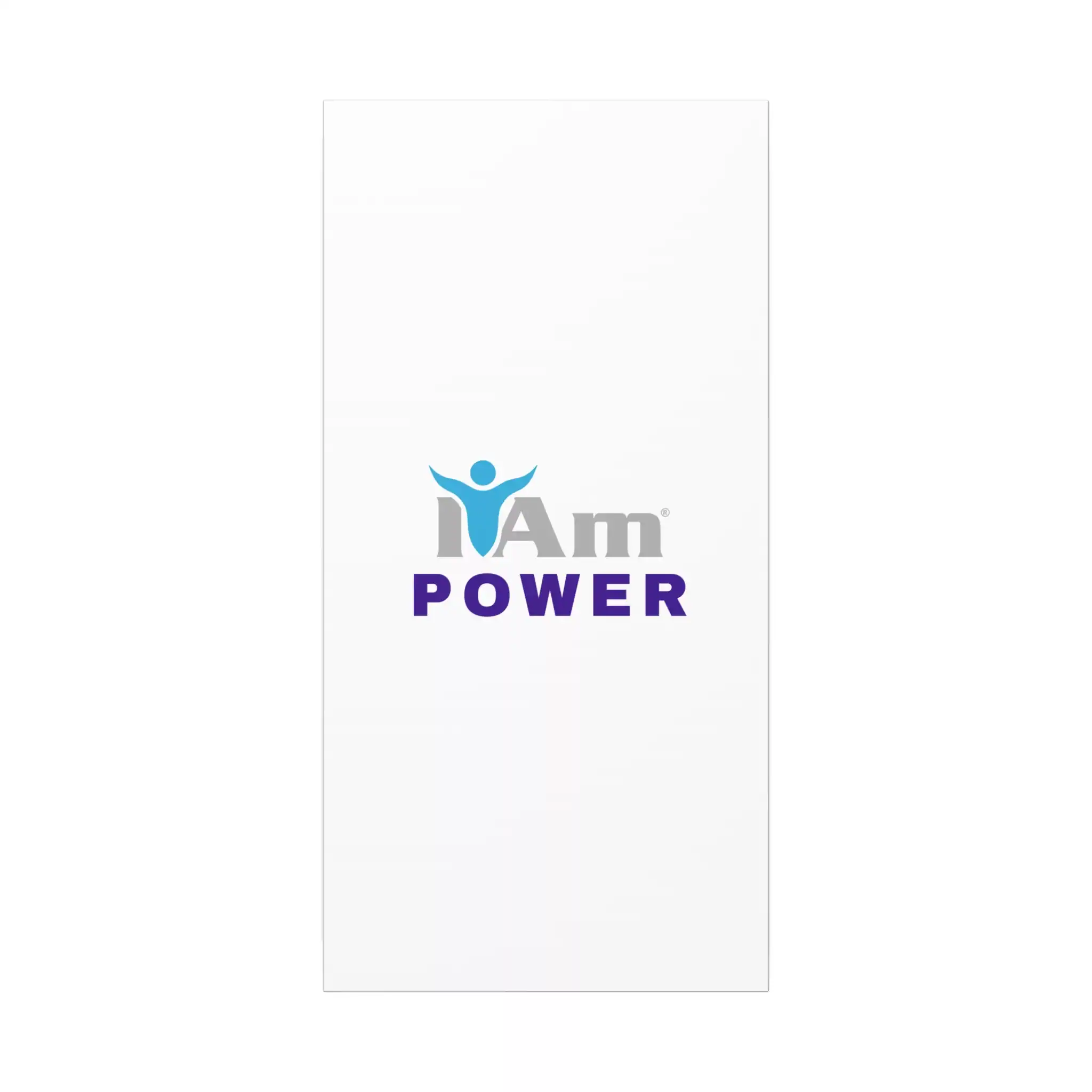 12733405311563344124_2048.webp Inspirational wall art with 'I Am Power' message and a human figure icon.