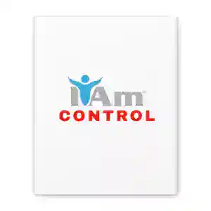 Inspirational wall art with 'I Am Control' message for home decor.