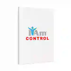 Inspirational wall art with 'I Am Control' message for home decor.