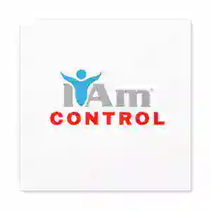 Inspirational wall art with 'I Am Control' message for home decor.