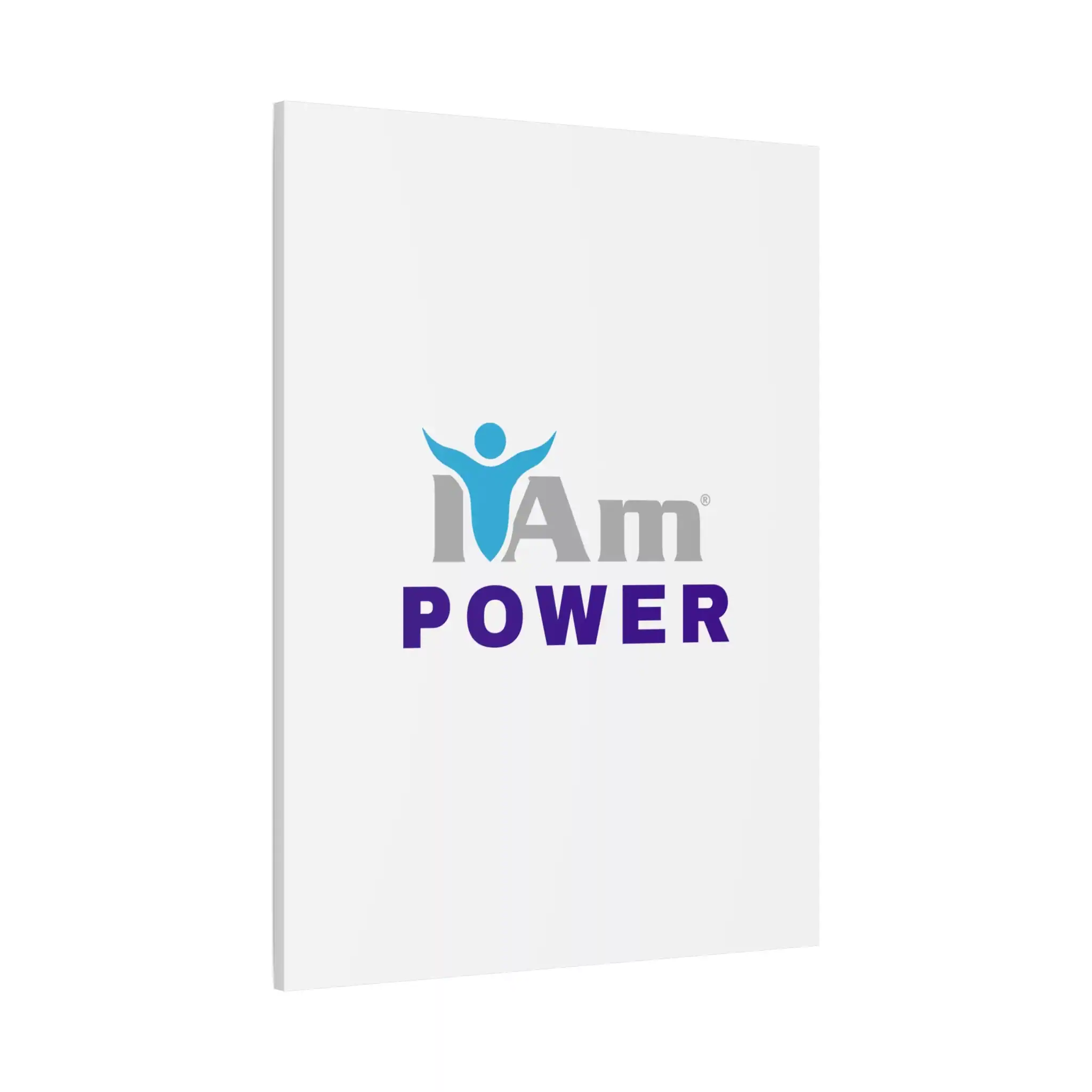 13781262655503373440_2048.webp Inspirational wall art with 'I Am Power' message and figure design.