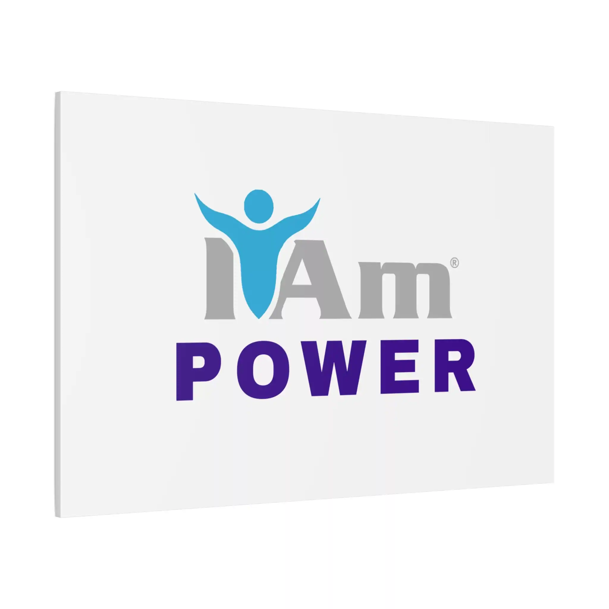 1378671059230171837_2048.webp Inspirational wall art with 'I Am Power' message and a human figure icon.