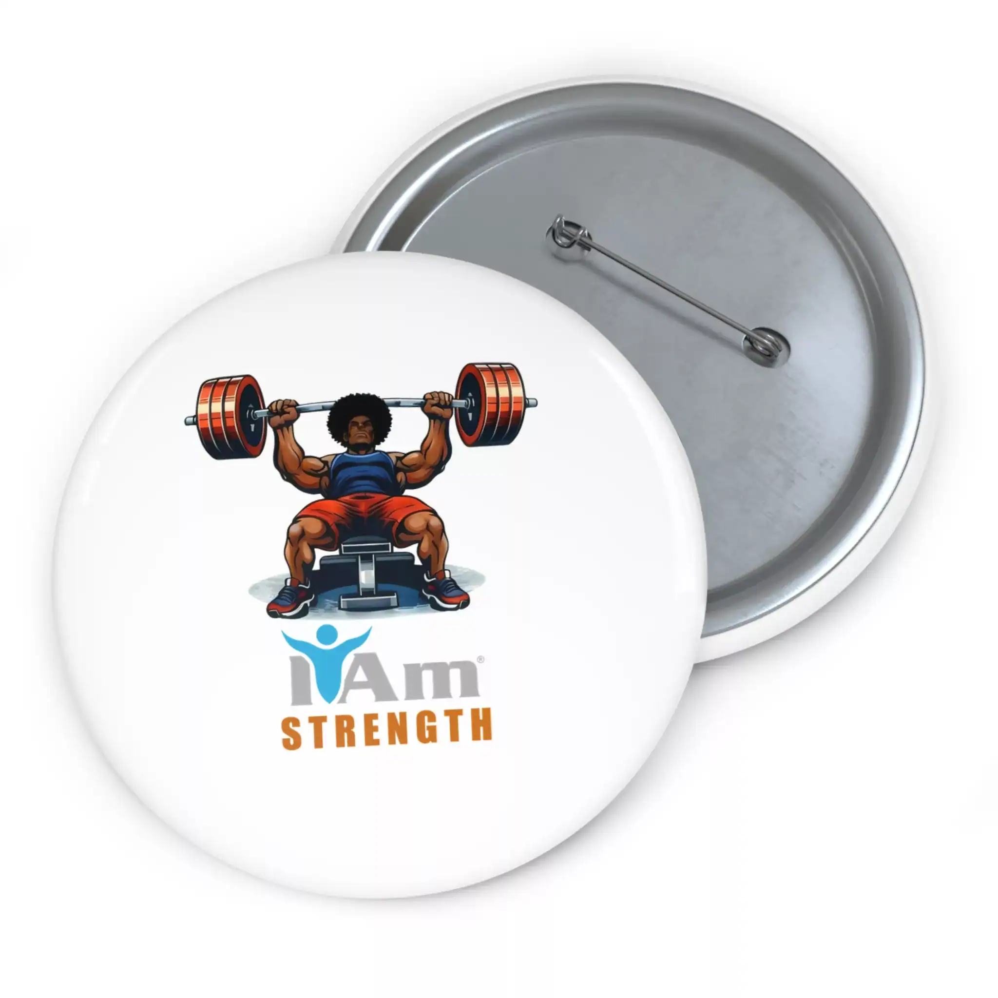 14332792894515177456_2048.webp Empowerment badge with a weightlifter illustration and 'I Am Strength' text.