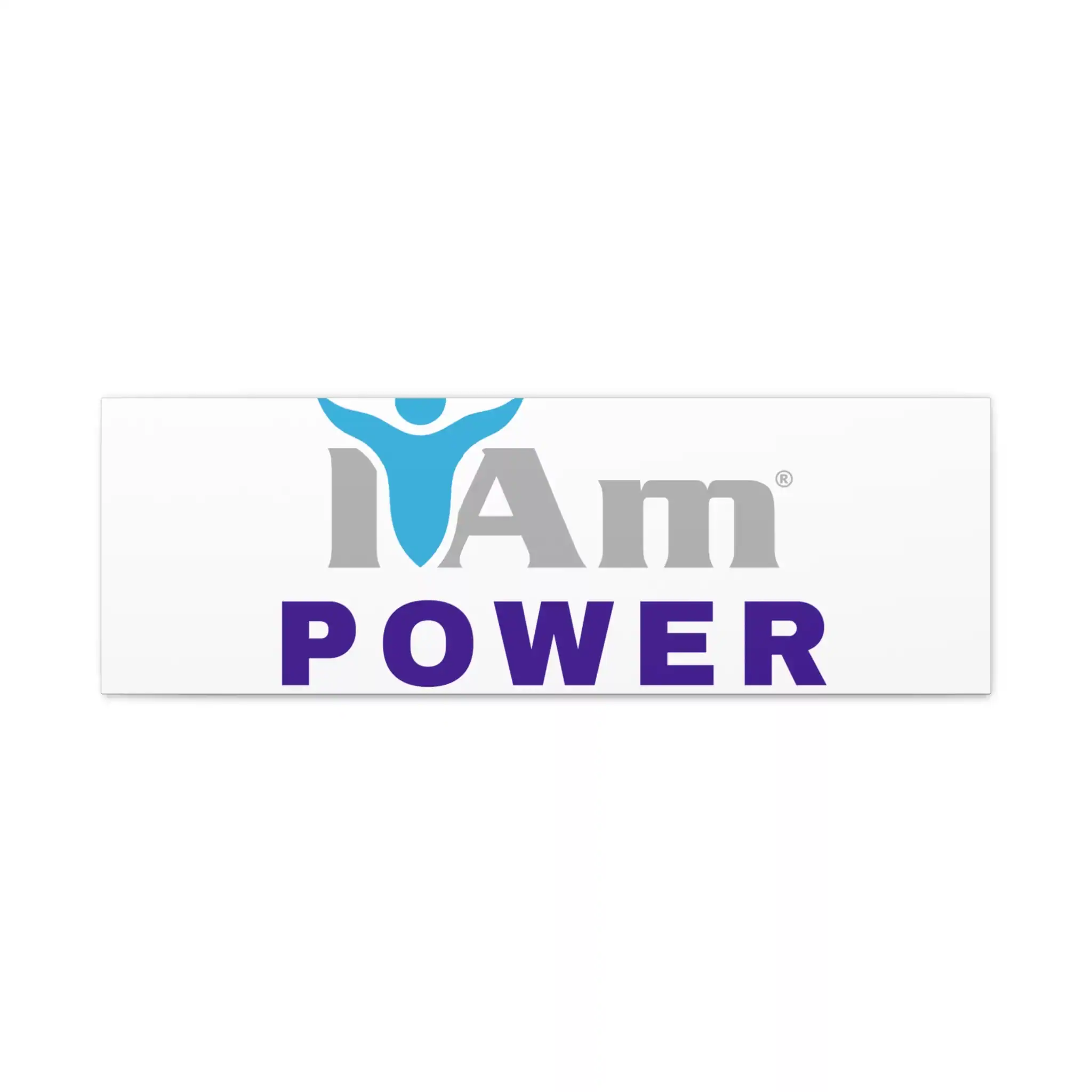 14502967426577299557_2048.webp Inspirational 'I Am Power' canvas wall art with a person raising arms.
