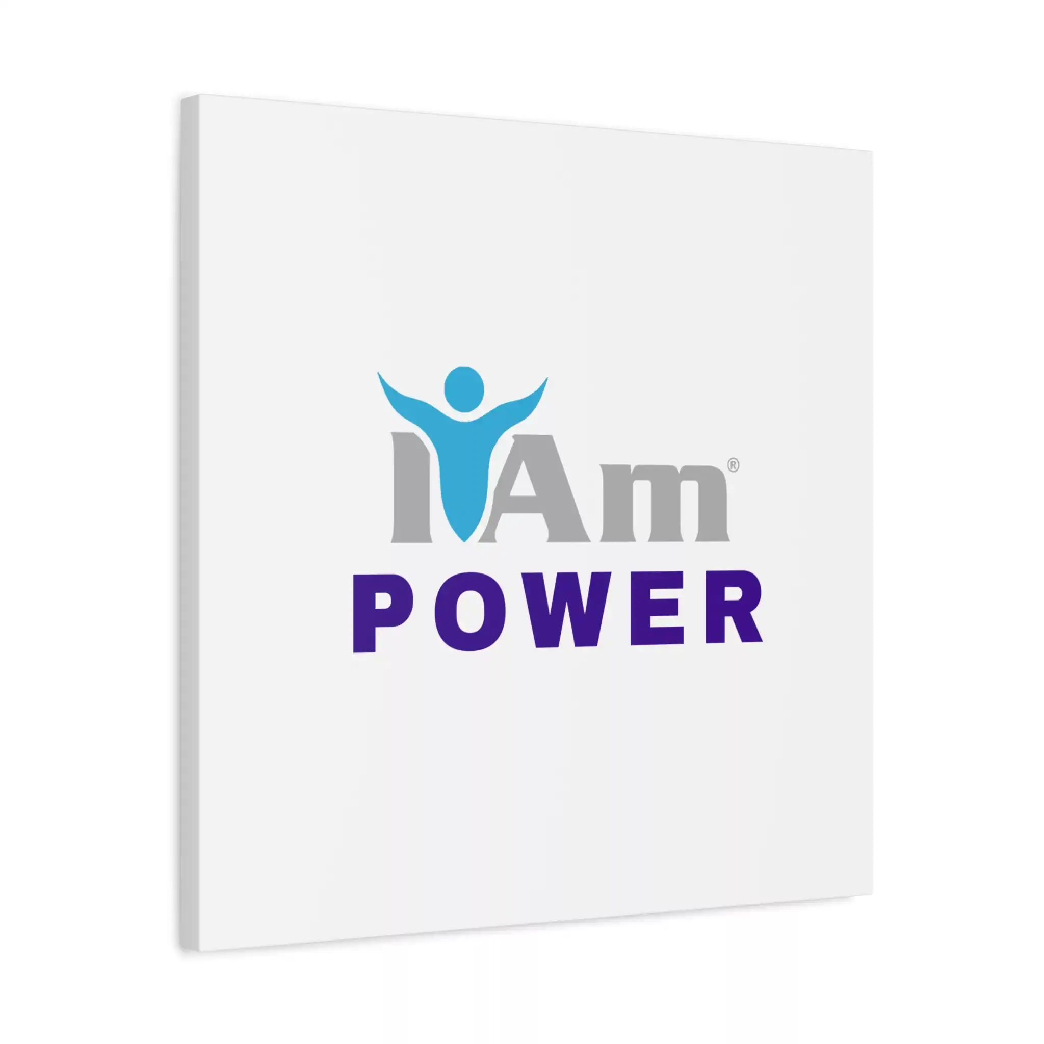 146462052085504339_2048.webp Inspirational wall art with 'I Am Power' message on canvas.