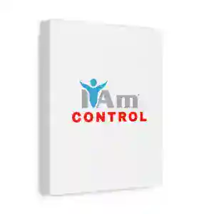 Inspirational wall art with 'I Am Control' message for home decor.