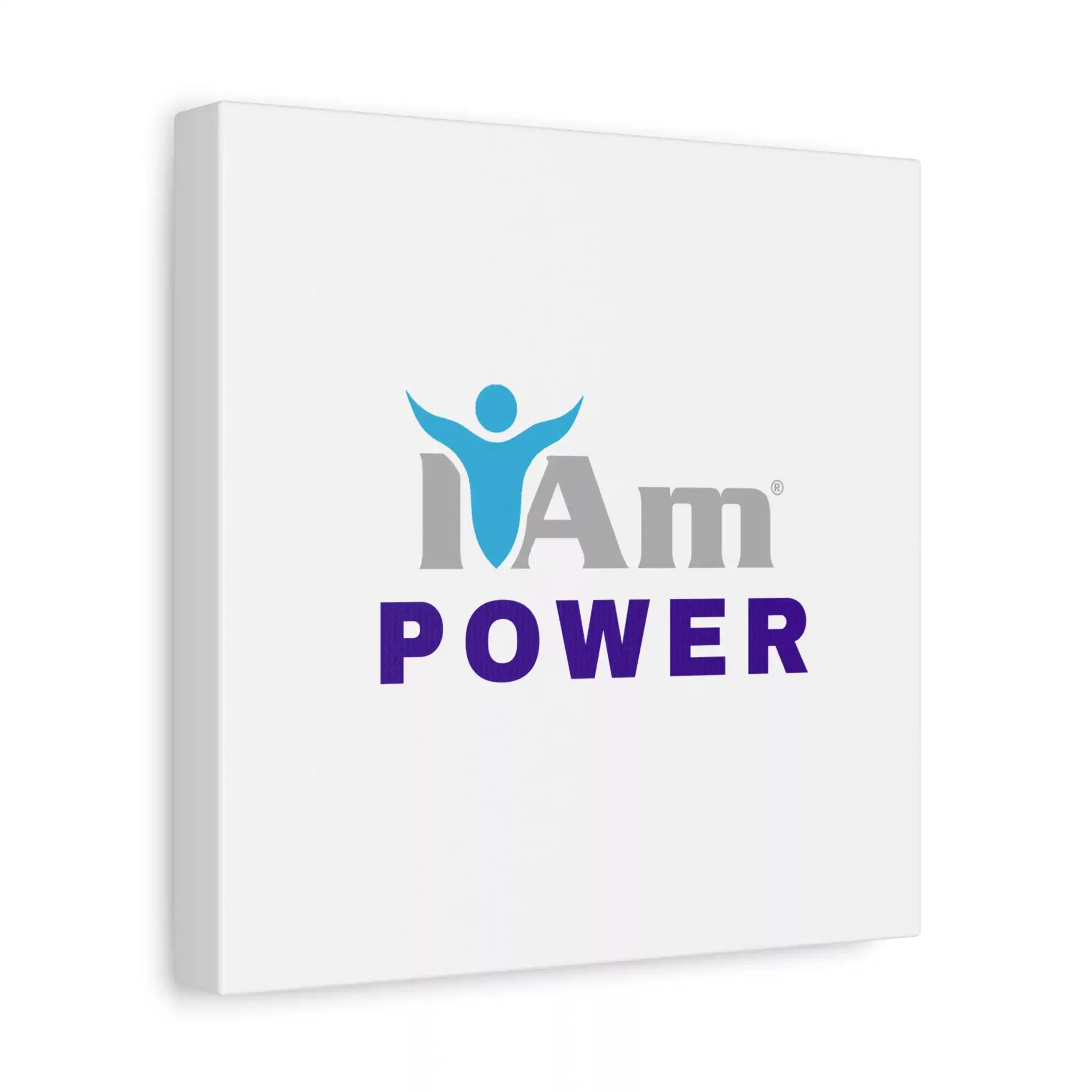 14941373599939656477_2048.webp Inspirational wall art with 'I Am Power' message and a human figure icon.