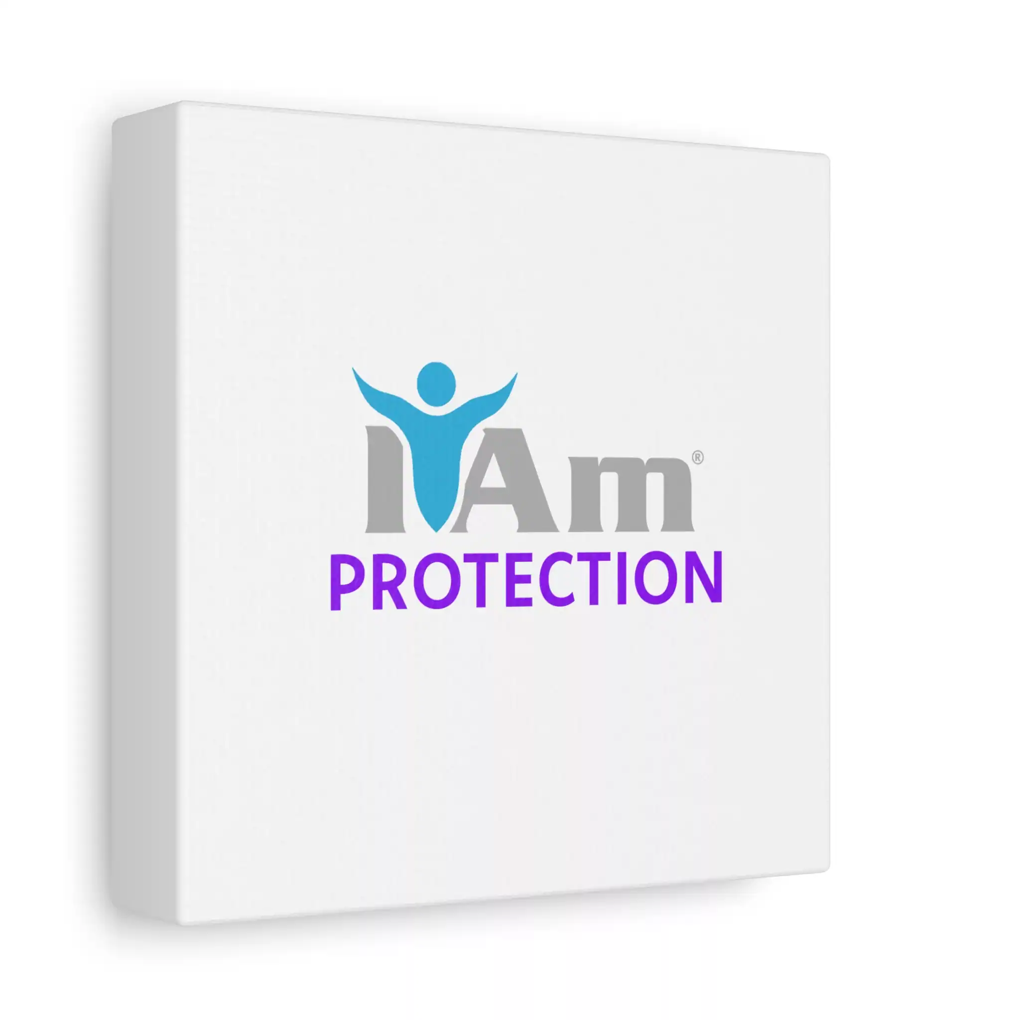 15112717137312446660_2048.webp Inspirational wall art with 'I Am Protection' message on canvas.