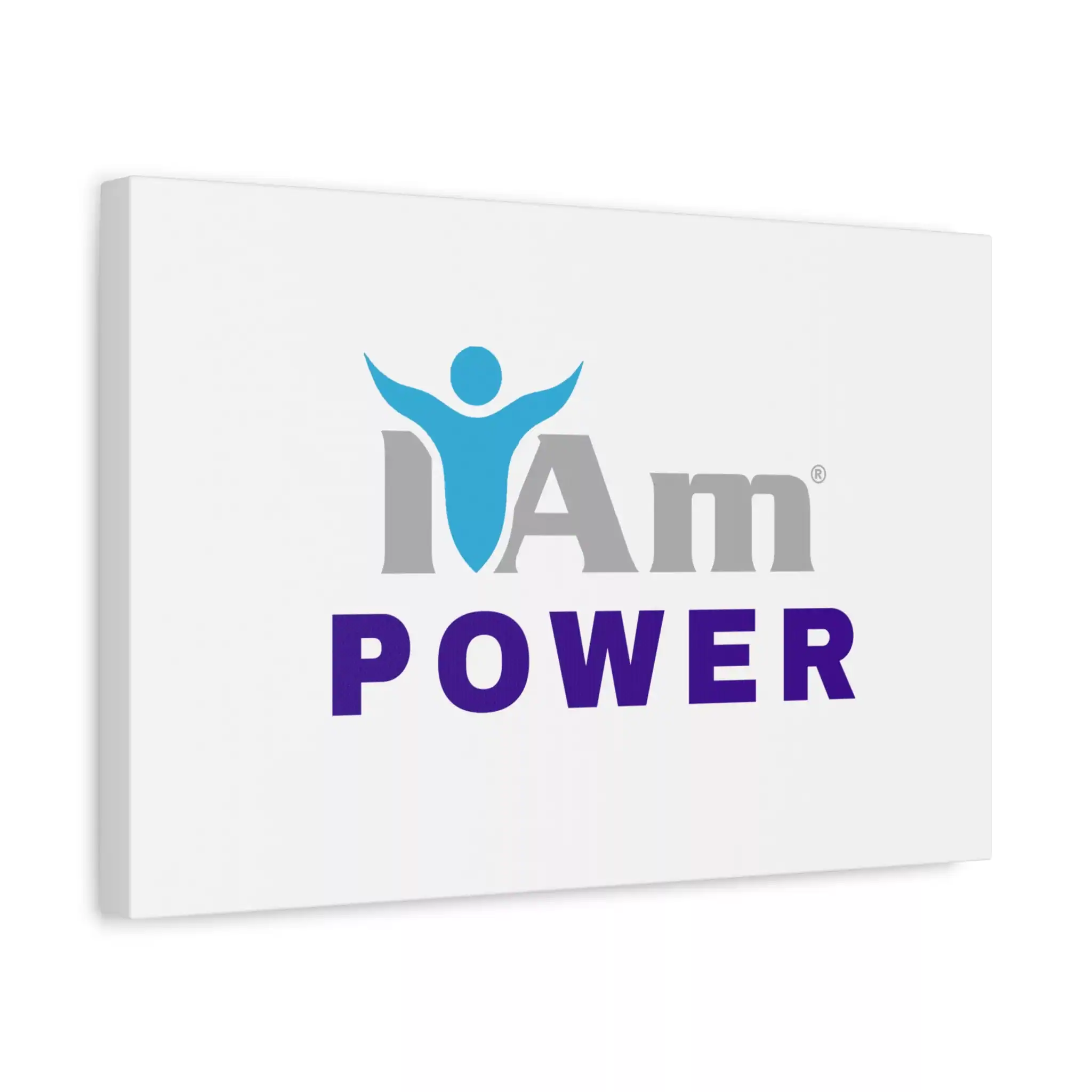 15763520643700219678_2048.webp Inspirational wall art with 'I Am Power' message and human figure design.