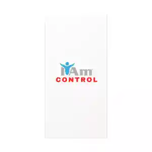 Inspirational wall art with 'I Am Control' message for home decor.