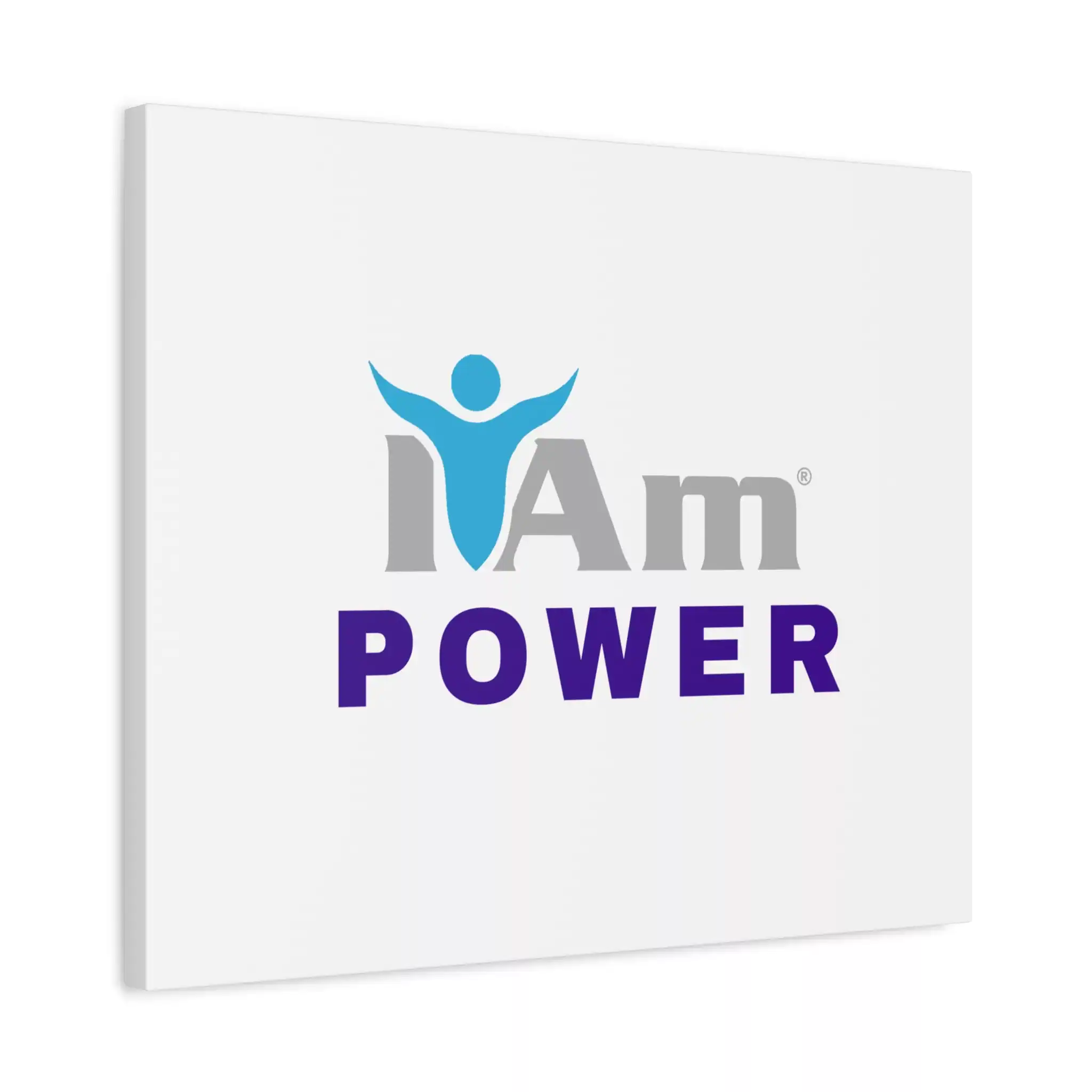 16108749831704561075_2048.webp Inspirational wall art with 'I Am Power' message and a human figure icon.