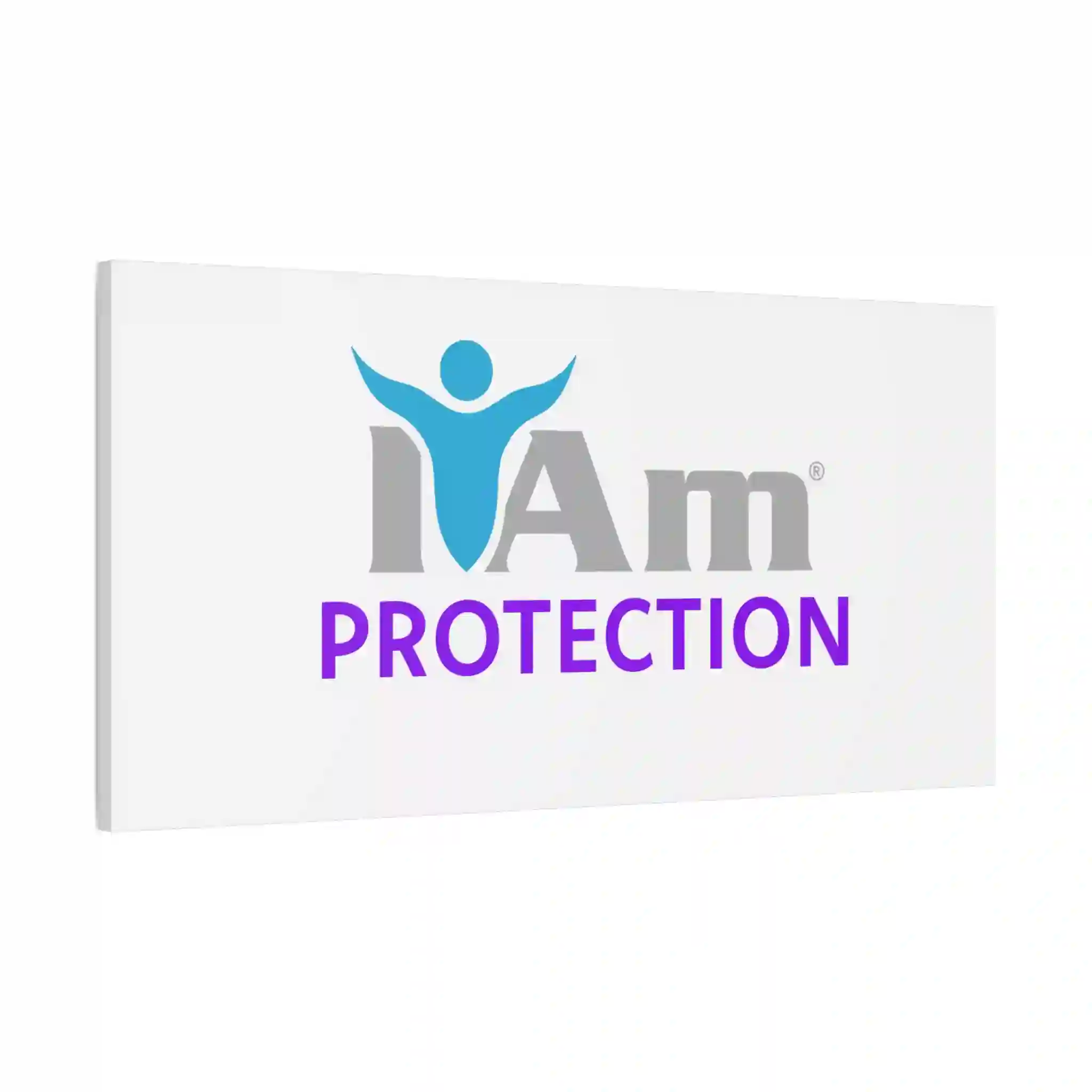 16285457897232377345_2048.webp Inspirational wall art with 'I Am Protection' message and figure.