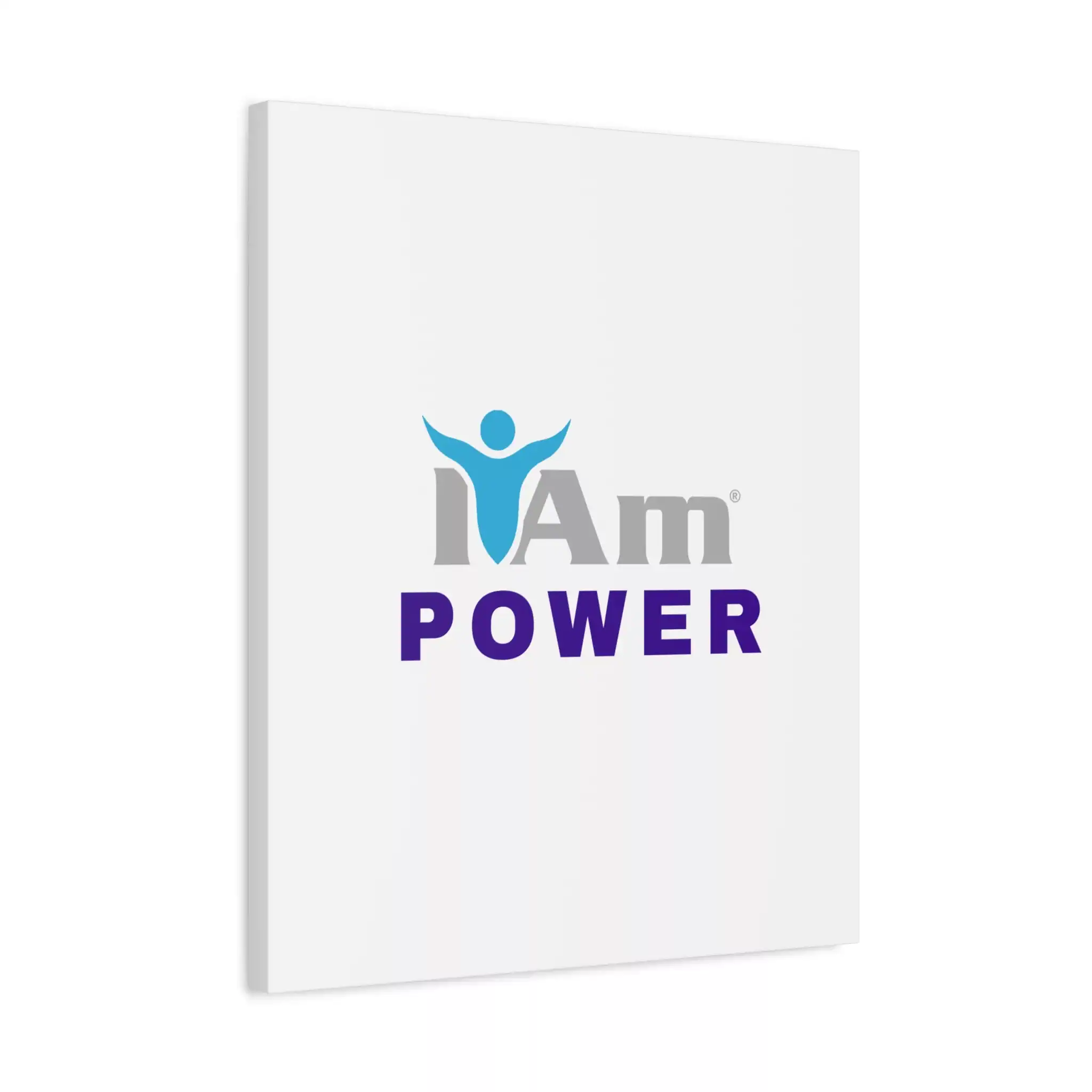 16535575652954581625_2048.webp Inspirational wall art with 'I Am Power' message and a human figure icon.