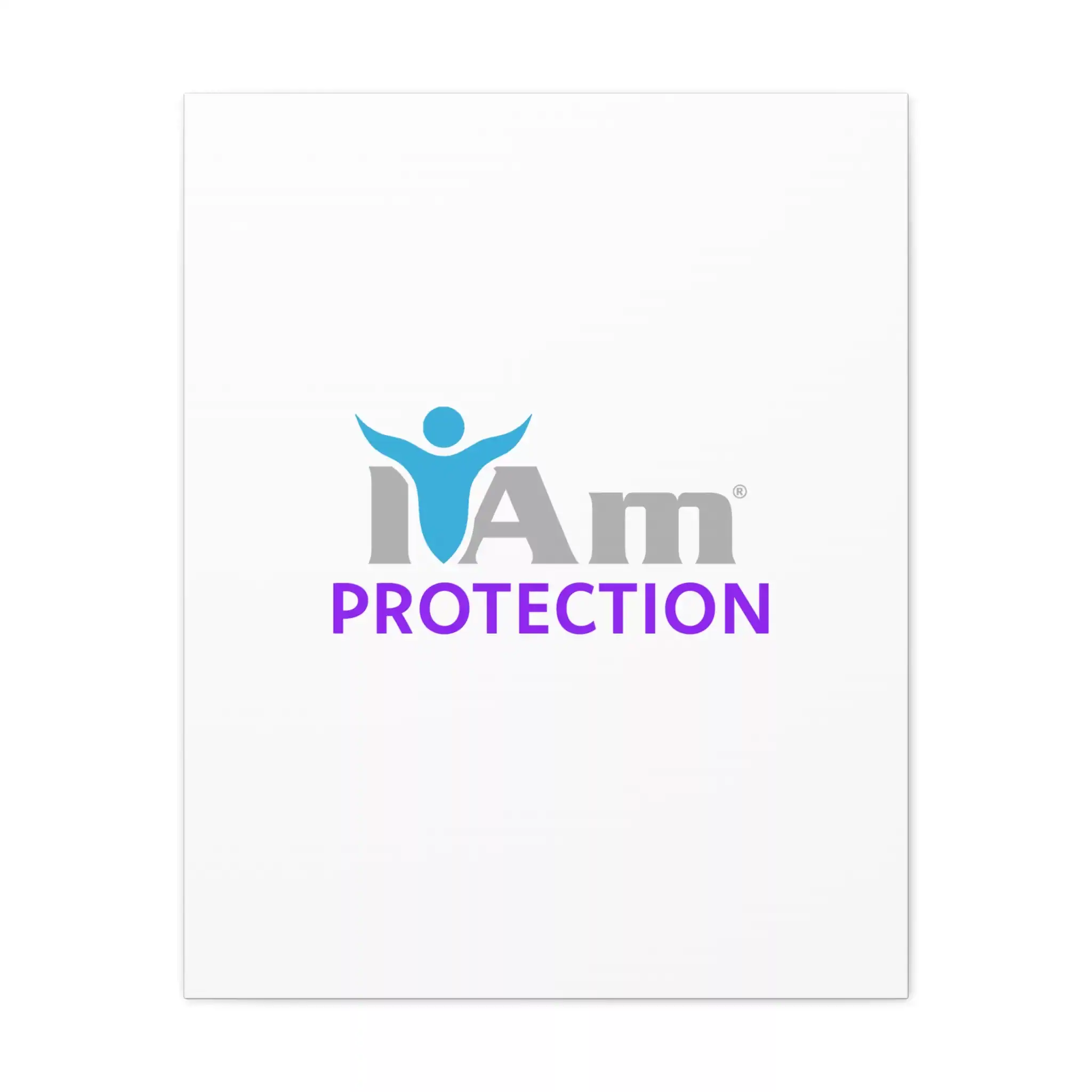 16934201718691425425_2048.webp Inspirational wall art with 'I Am Protection' message and a human figure icon.