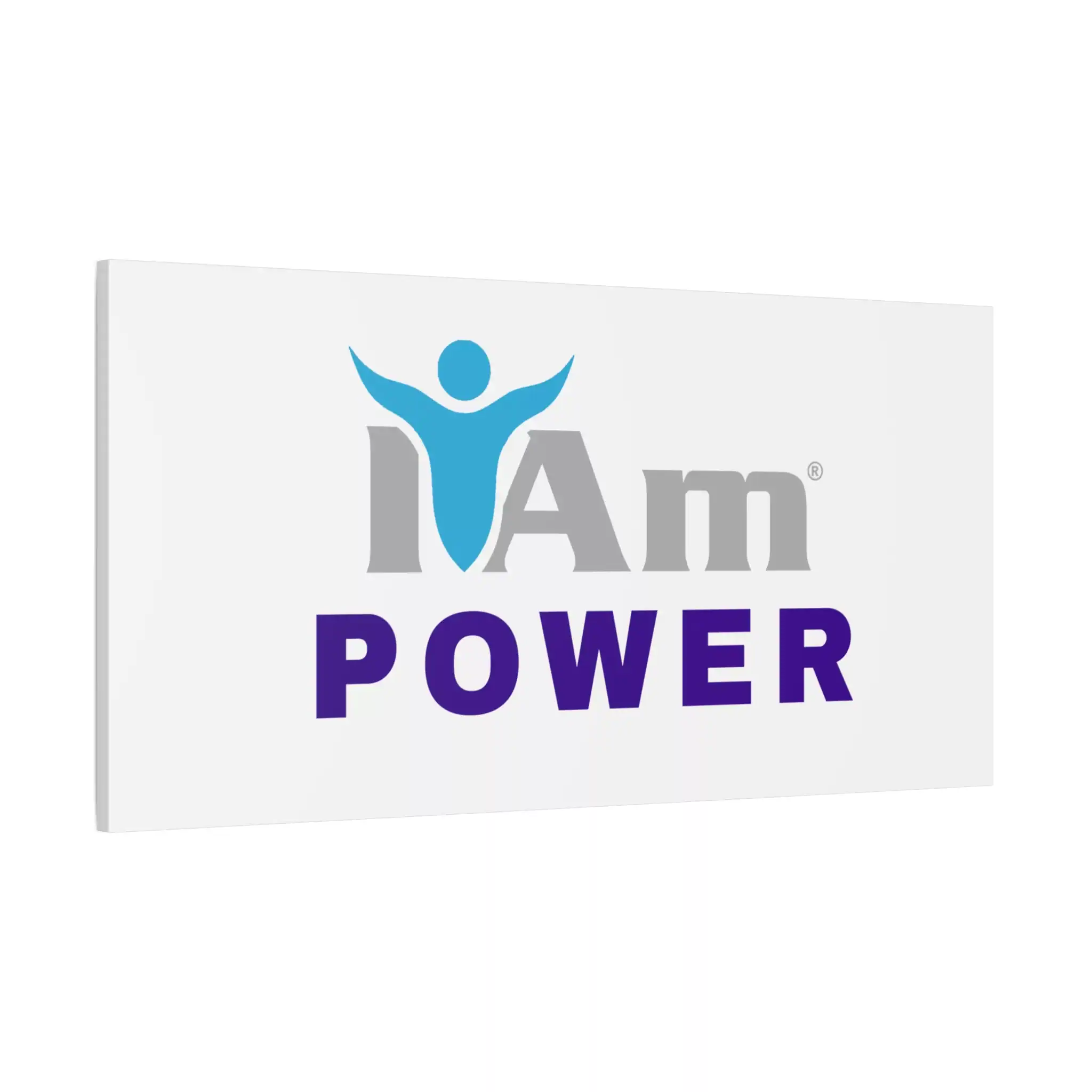 17562014145074181694_2048.webp Inspirational wall art with 'I Am Power' message and a human figure icon.