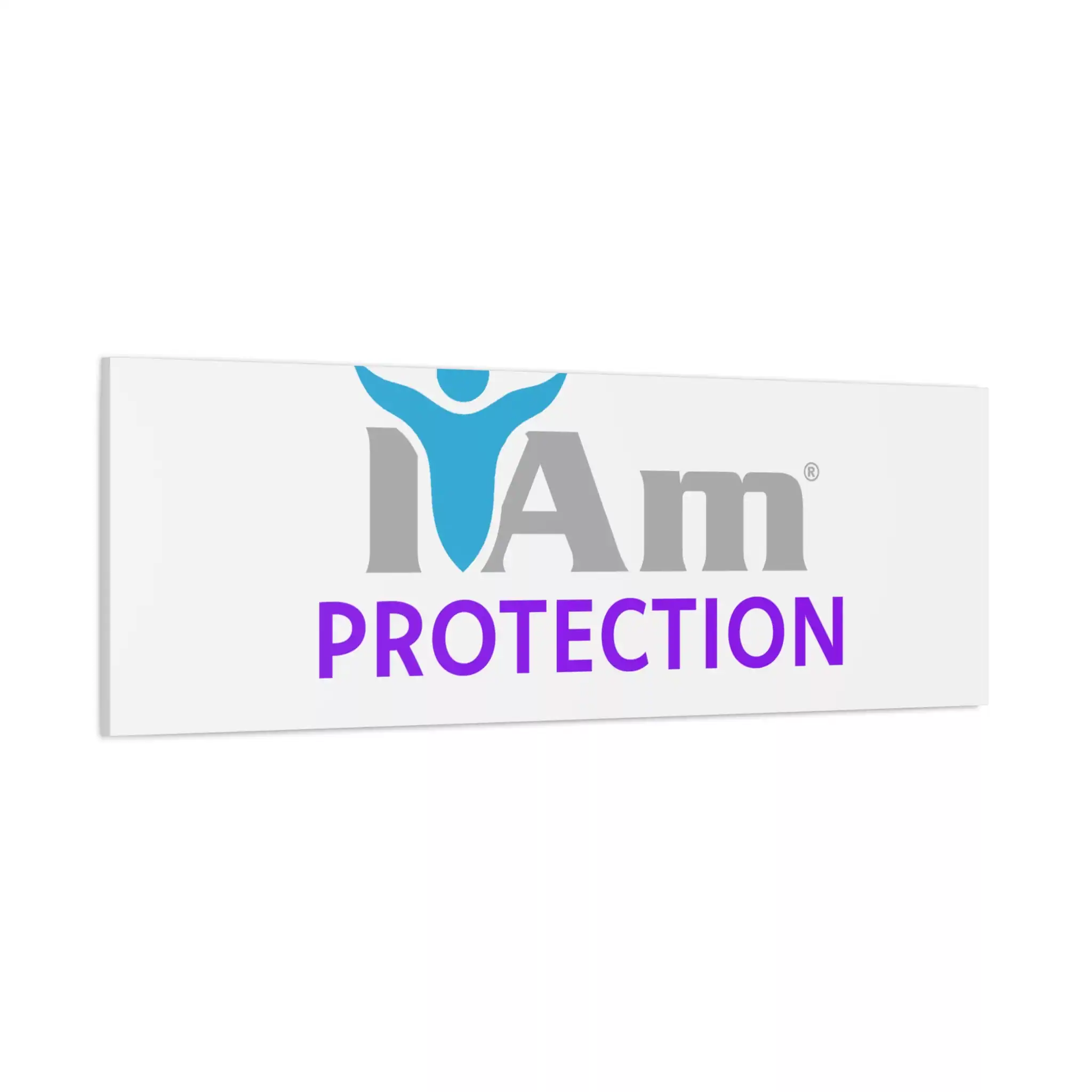 17811812143916229191_2048.webp Inspirational wall art with 'I Am Protection' message and abstract figure design.