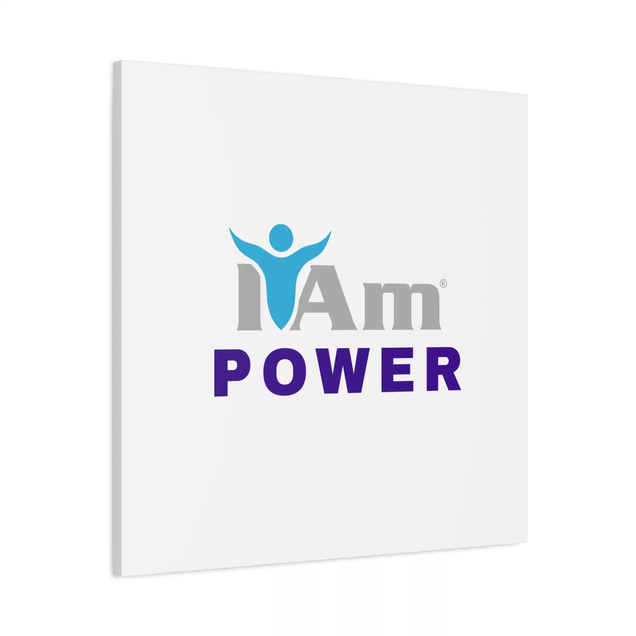 17860861939656724210_2048.webp Inspirational wall art with 'I Am Power' message and a human figure icon.