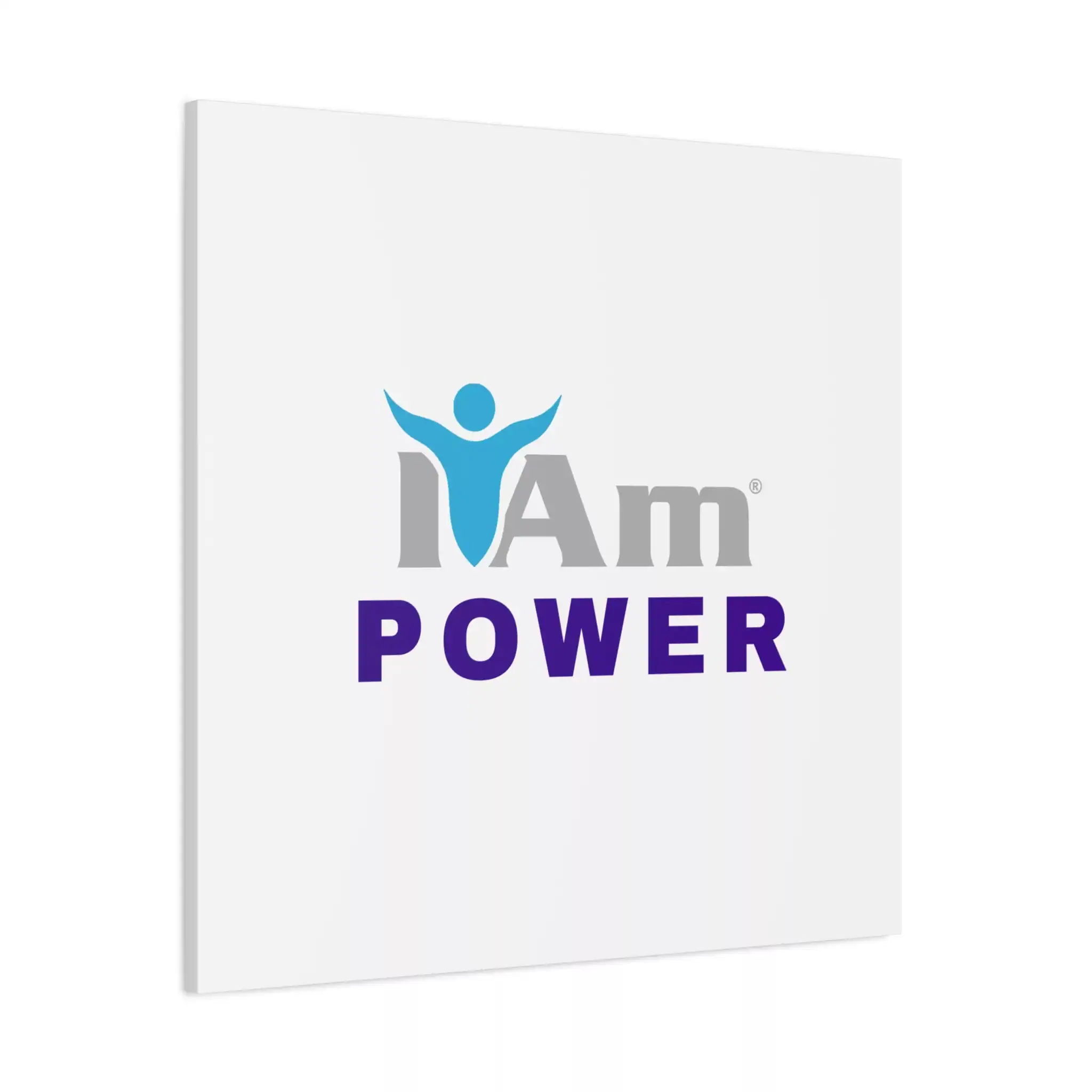 17944329753986365073_2048.webp Inspirational wall art with 'I Am Power' message and a human figure icon.