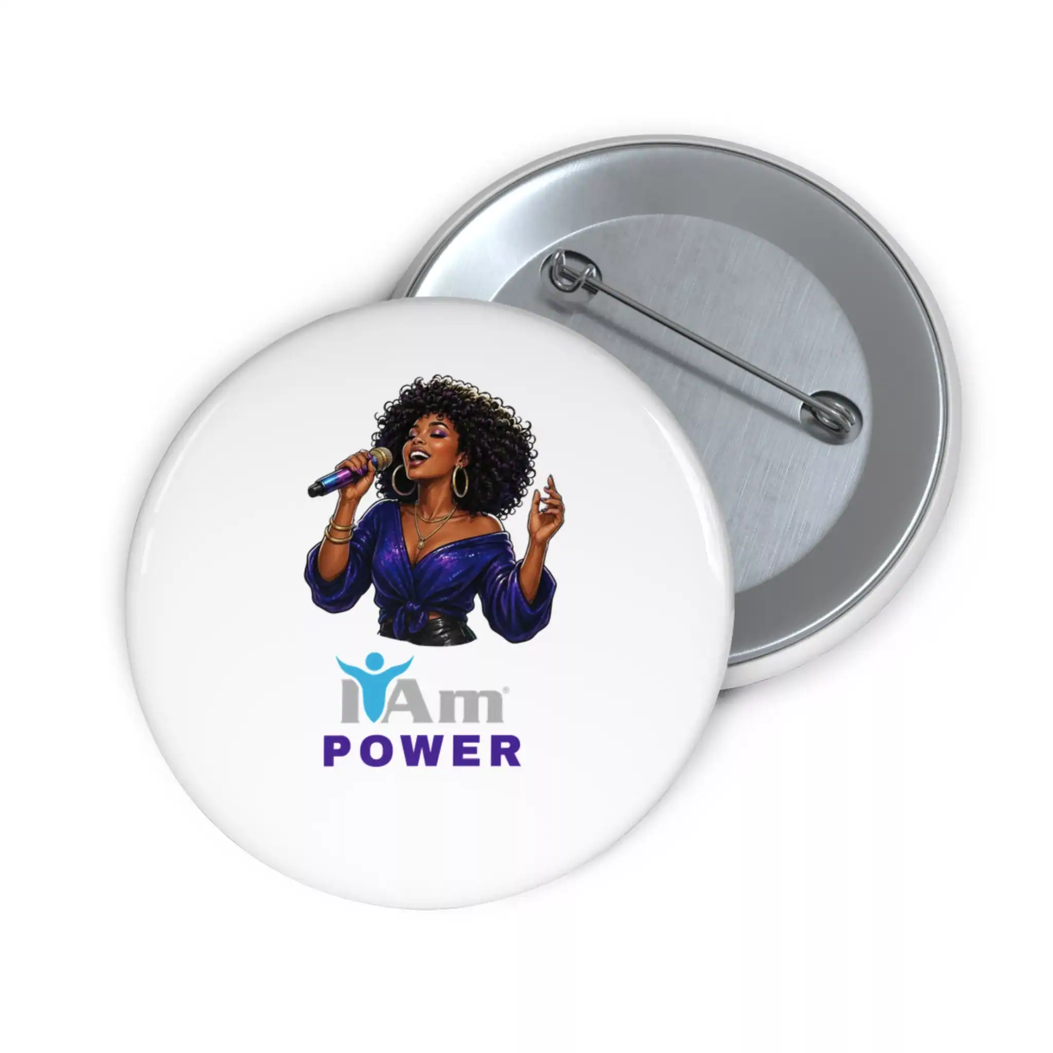 18325006902055057659_2048.webp Vocalist Power badge featuring a woman singing with empowerment theme.