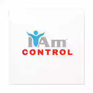 Inspirational wall art with 'I Am Control' message for home decor.