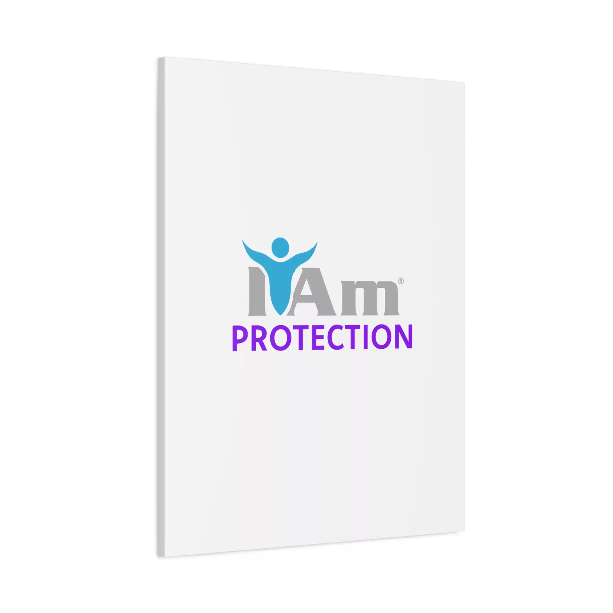 2022416275947656437_2048.webp Inspirational wall art with 'I Am Protection' message and figure icon.