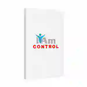 Inspirational wall art with 'I Am Control' message for home decor.
