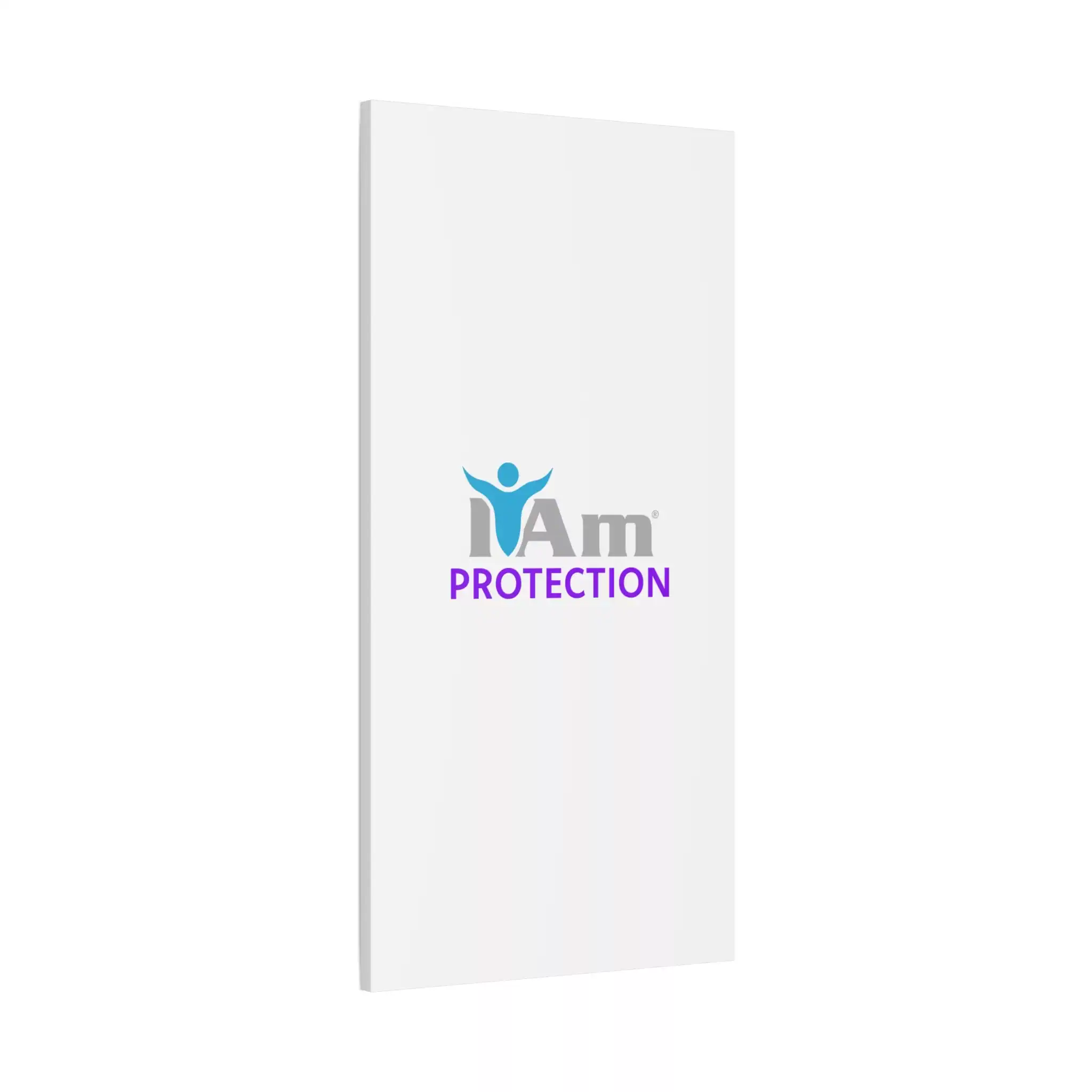 2758773057935800039_2048.webp Inspirational wall art with 'I Am Protection' message and logo design.