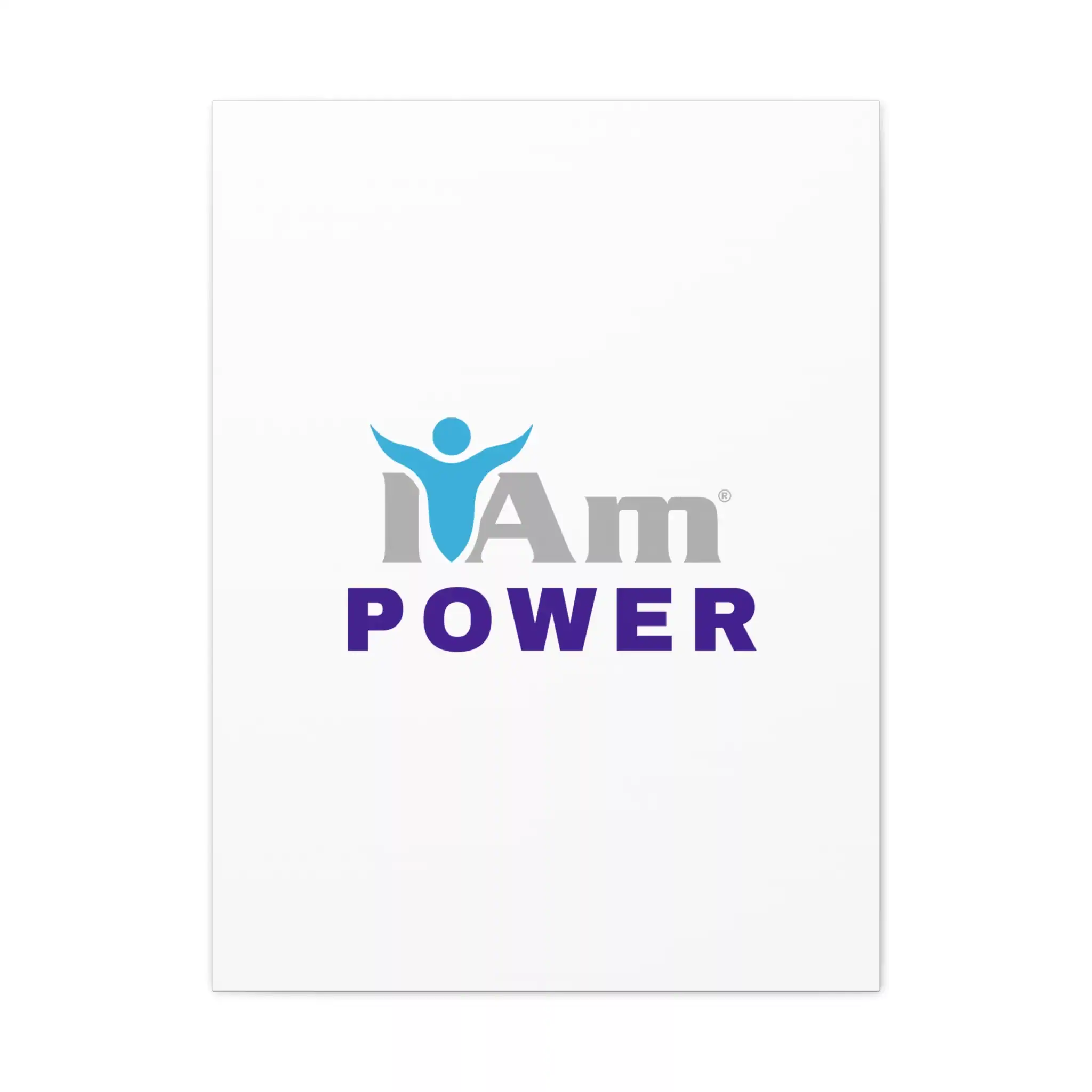 2813659210093046982_2048.webp Inspirational wall art with 'I Am Power' message and a human figure icon.
