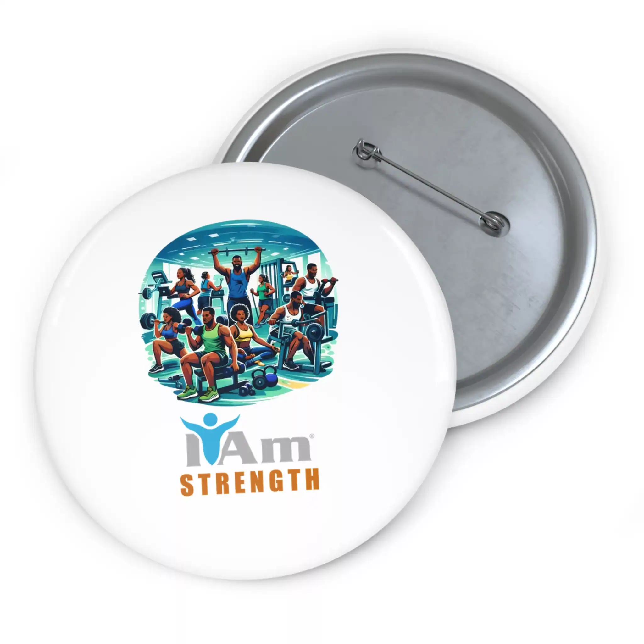 3064941019860345553_2048.webp Empowerment badge with diverse people exercising at the gym for health and strength.