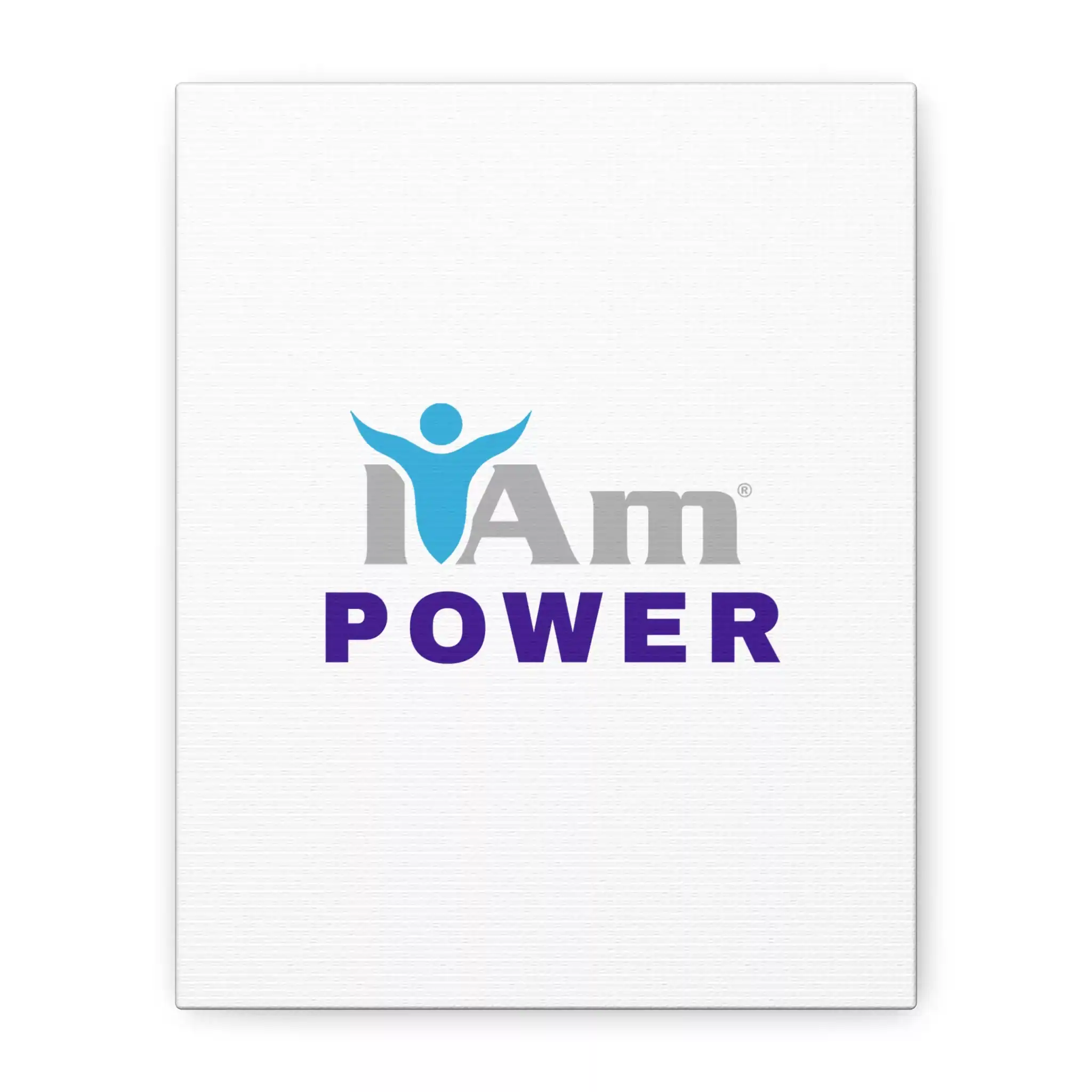 3292382805164823881_2048.webp Inspirational 'I Am Power' canvas wall art with a human figure and bold text.