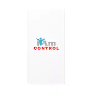 Inspirational wall art with 'I Am Control' message for home decor.