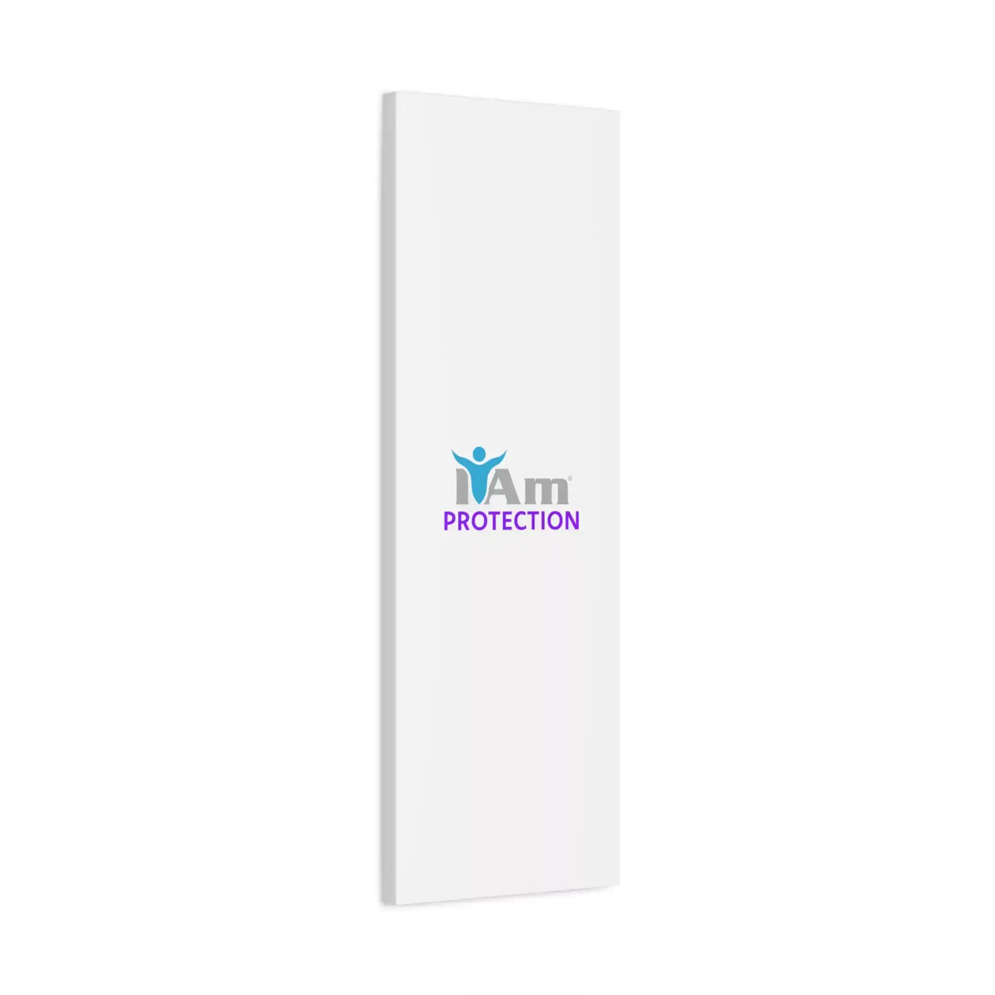 4818136928196143710_2048.webp Vertical canvas wall art with 'I Am Protection' text and logo design.