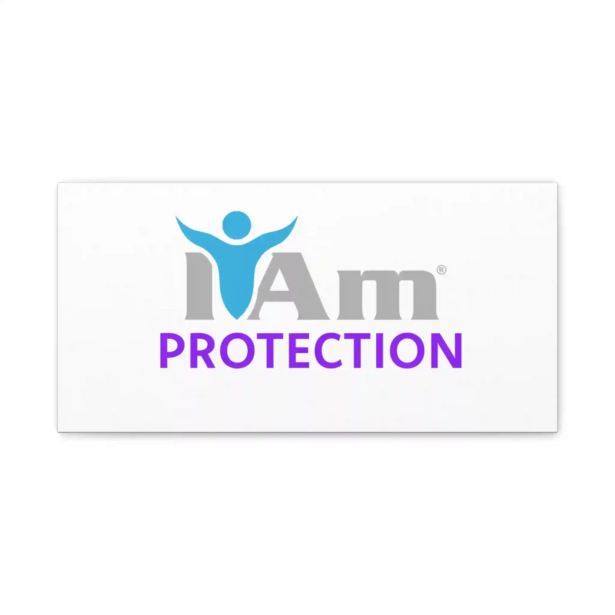 5206201785688748680_2048.webp Inspirational wall art with 'I Am Protection' message and a human figure icon.
