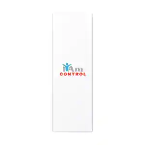 Inspirational wall art with 'I Am Control' message for home decor.