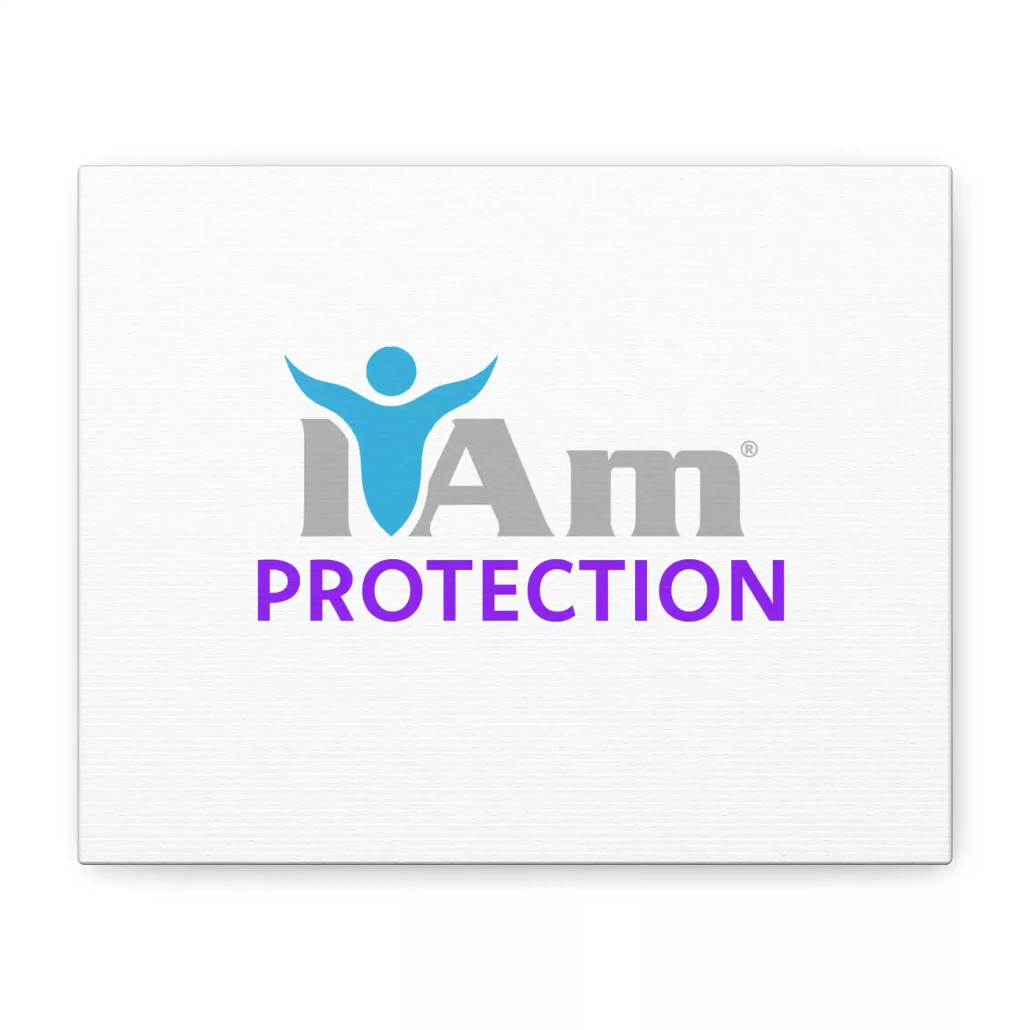 5649846390604340137_2048.webp Inspirational wall art with 'I Am Protection' message and a human figure icon.