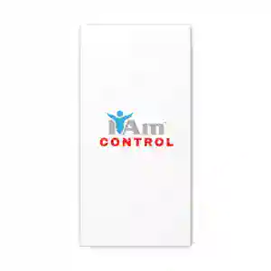 Inspirational wall art with 'I Am Control' message for home decor.