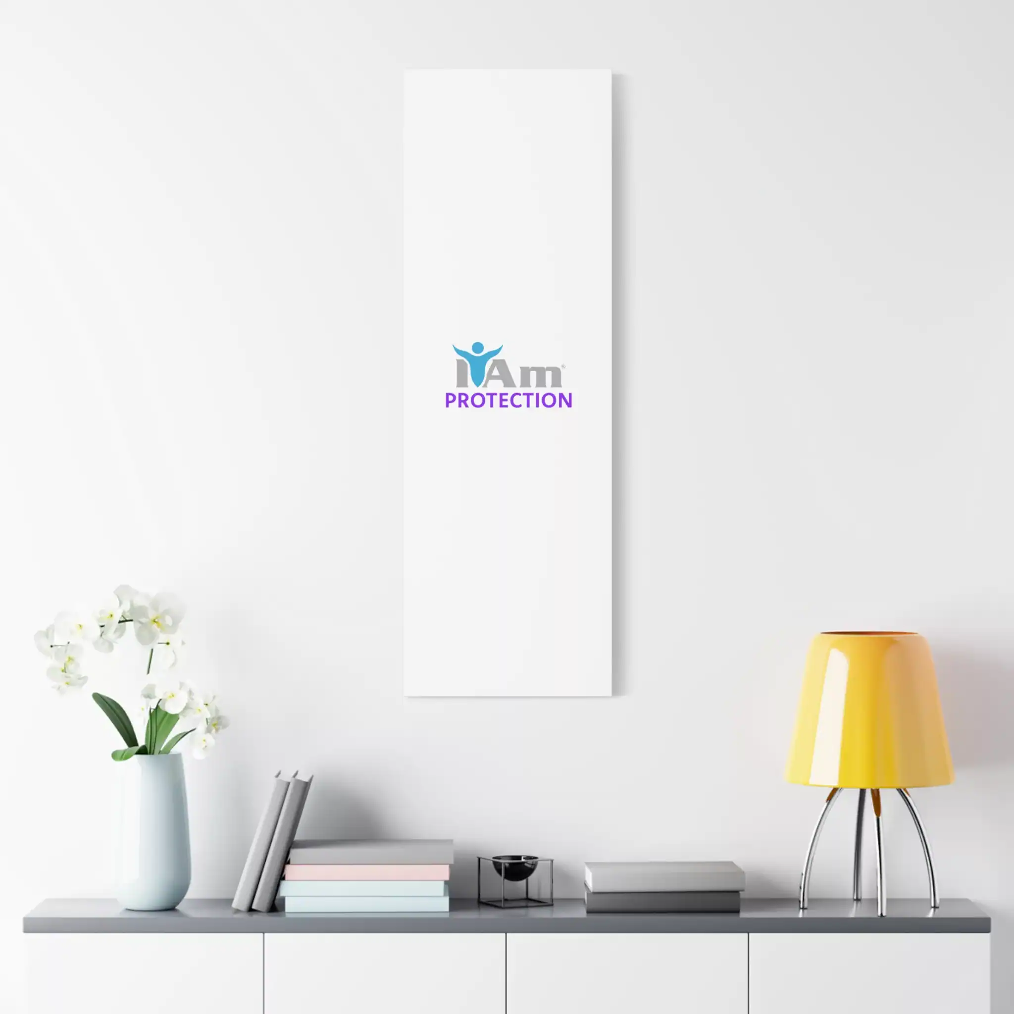5944824770739376886_2048.webp Minimalist wall art with 'I Am Protection' text for inspirational decor.