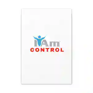 Inspirational wall art with 'I Am Control' message for home decor.