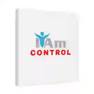Inspirational wall art with the phrase 'I Am Control' for home decor.
