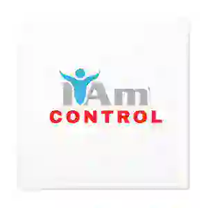 Inspirational wall art with 'I Am Control' message for home decor.