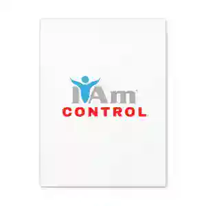 Inspirational wall art with 'I Am Control' message for home decor.