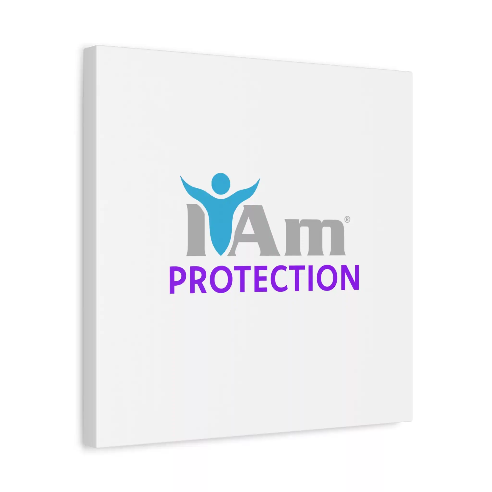7015120559649794918_2048.webp Inspirational wall art with 'I Am Protection' message and abstract figure design.
