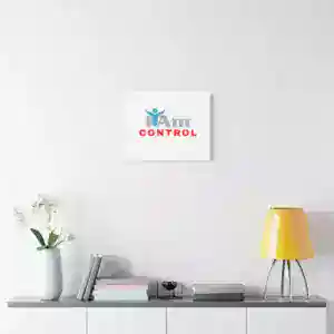 Inspirational wall art with 'I Am Control' message for home decor.